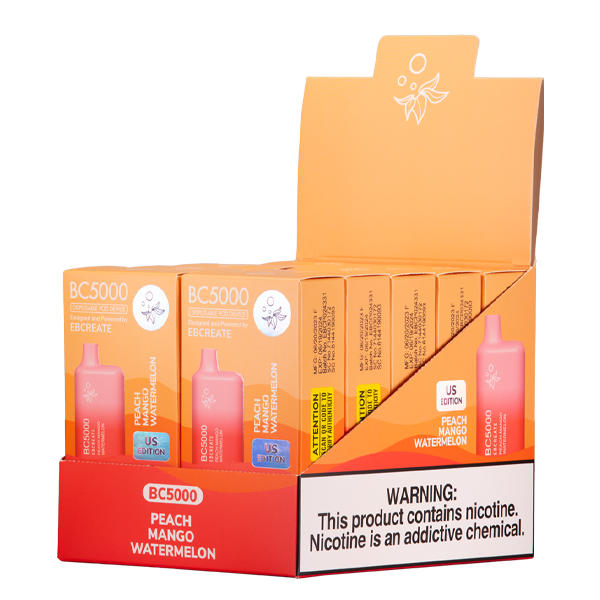 Peach Mango Watermelon Elf Bar Vape Bundle
